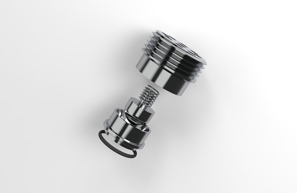 Buried reverse check valve